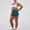 20253-fusion-high-rise-4-short-pockets-transformative-teal-5.webp Fusion High-Rise 4" Short Pockets - Transformative Teal