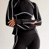 Power Quarter Zip Jacket - Black