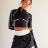 Power Quarter Zip Jacket - Black