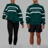 20271-collateral-sweater-oversize-dark-moss-white-1.webp Collateral Sweater Oversize - Dark Moss-White