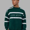20271-collateral-sweater-oversize-dark-moss-white-2.webp Collateral Sweater Oversize - Dark Moss-White