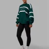 20271-collateral-sweater-oversize-dark-moss-white-3.webp Collateral Sweater Oversize - Dark Moss-White