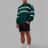 20271-collateral-sweater-oversize-dark-moss-white-6.webp Collateral Sweater Oversize - Dark Moss-White