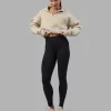 Slam Quarter Zip Sweater - Shale Beige-Lime Glo
