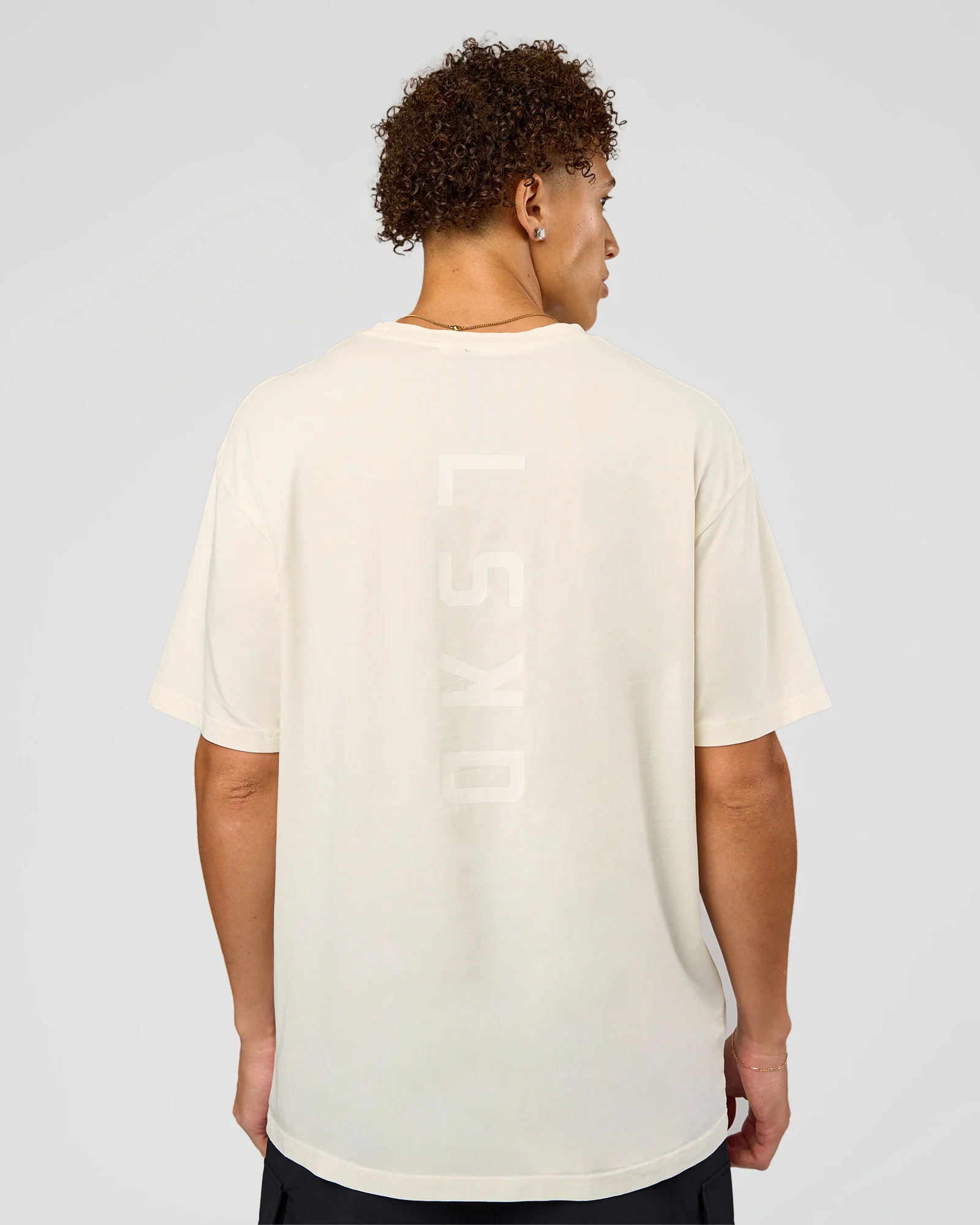 Shadow Mode FLXCotton Oversized Tee - Off White Washed
