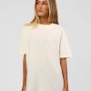 Shadow Mode FLXCotton Oversized Tee - Off White Washed
