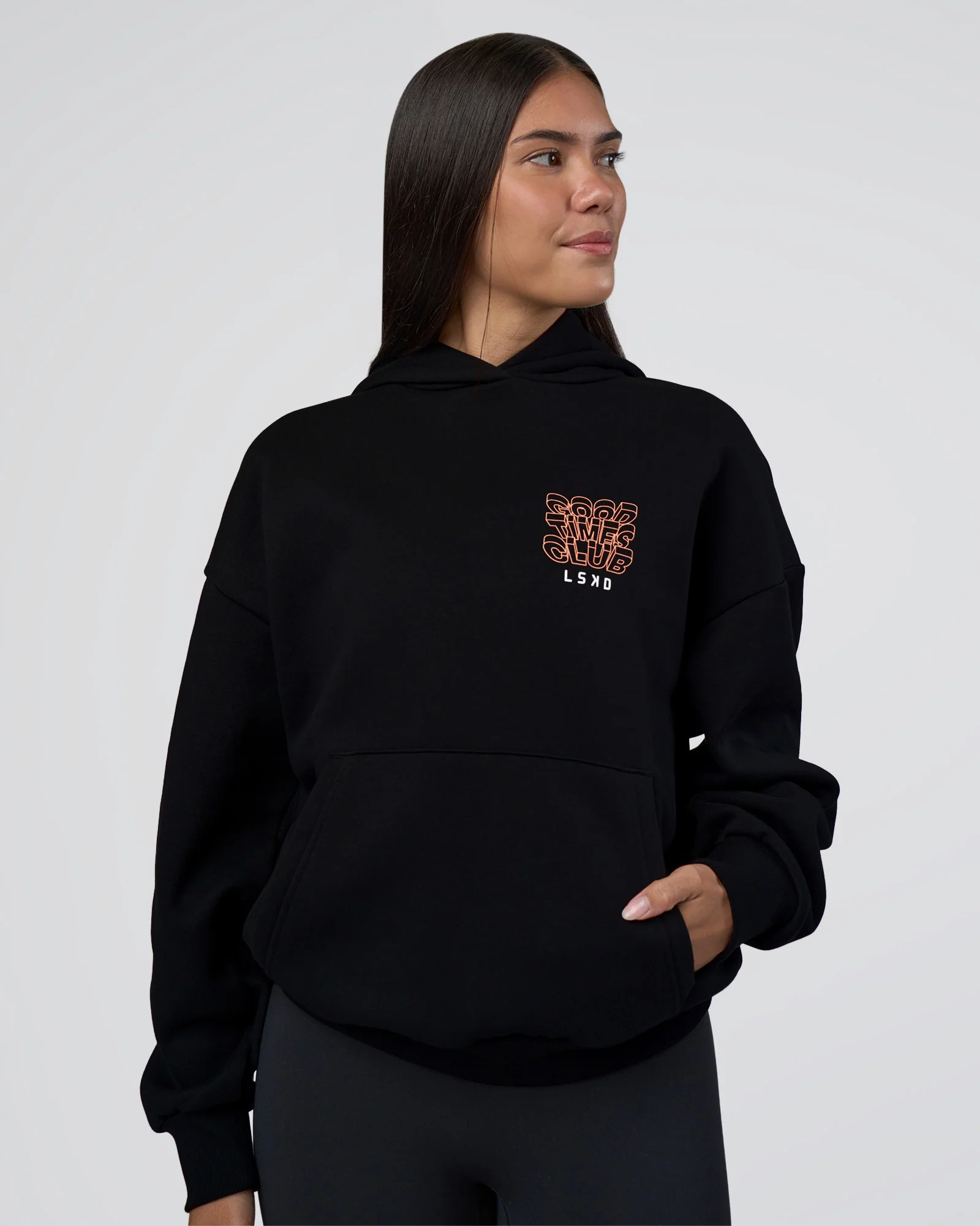 20421-gtc-cvc-fleece-unisex-oversized-hoodie-black-cantaloupe-3.webp GTC CVC Fleece Unisex Oversized Hoodie - Black-Cantaloupe