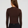 20465-flow-rib-long-sleeve-tee-hot-chocolate-4.webp Flow Rib Long Sleeve Tee - Hot Chocolate