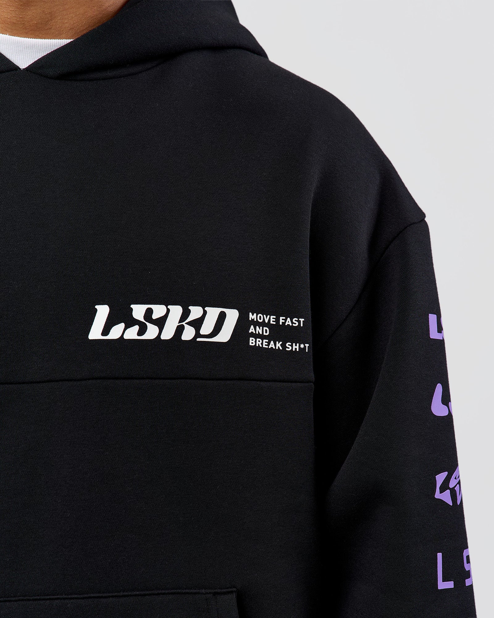 2048-deconstructed-fleece-hoodie-caviar-marshmallow-pale-lilac-13.jpg Deconstructed Fleece Hoodie - Caviar-Marshmallow-Pale Lilac