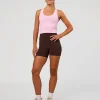 Flow Scoop Neck Performance Tank - Marshmallow