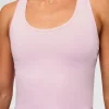 Flow Scoop Neck Performance Tank - Marshmallow