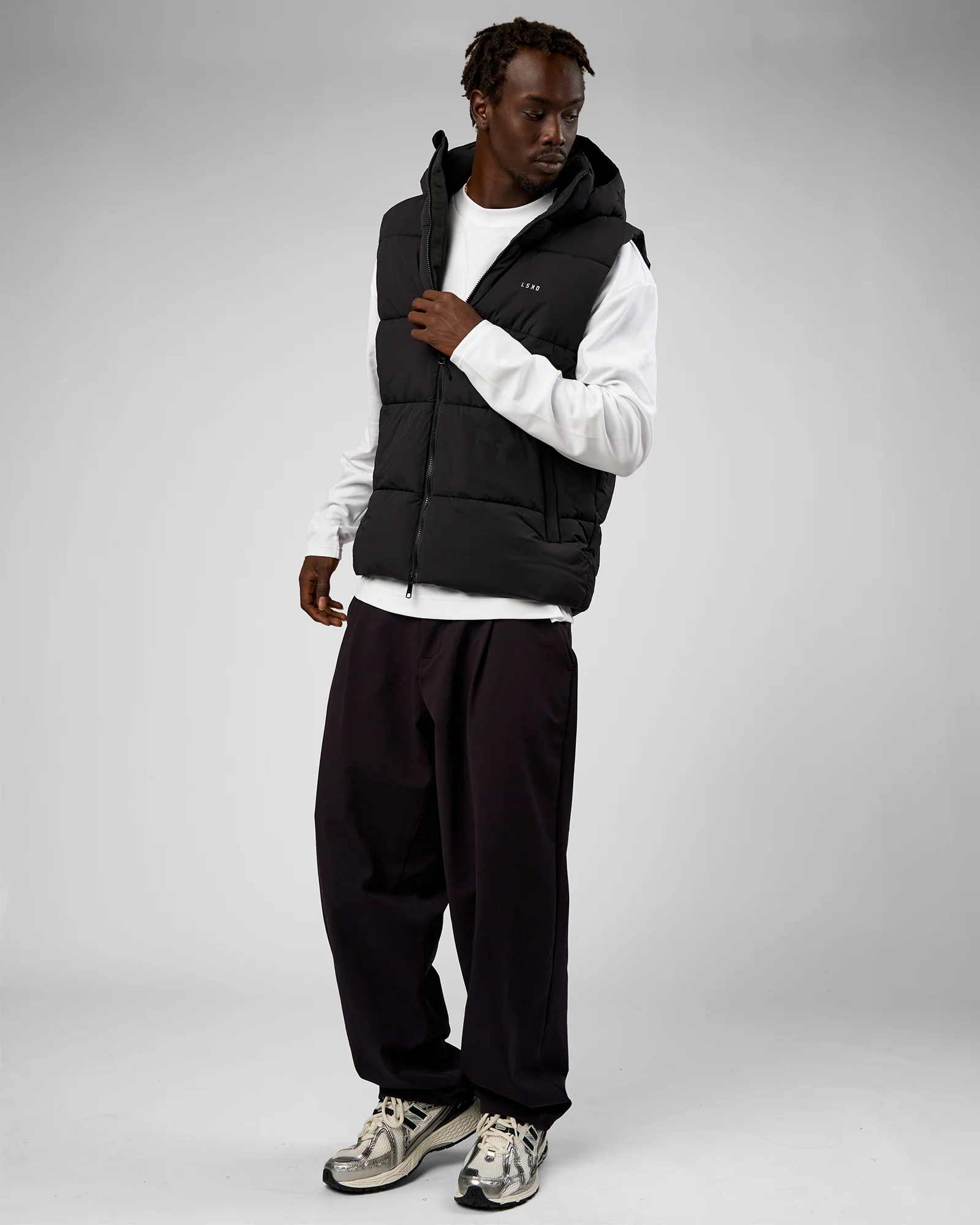 Base Puffer Vest - Black