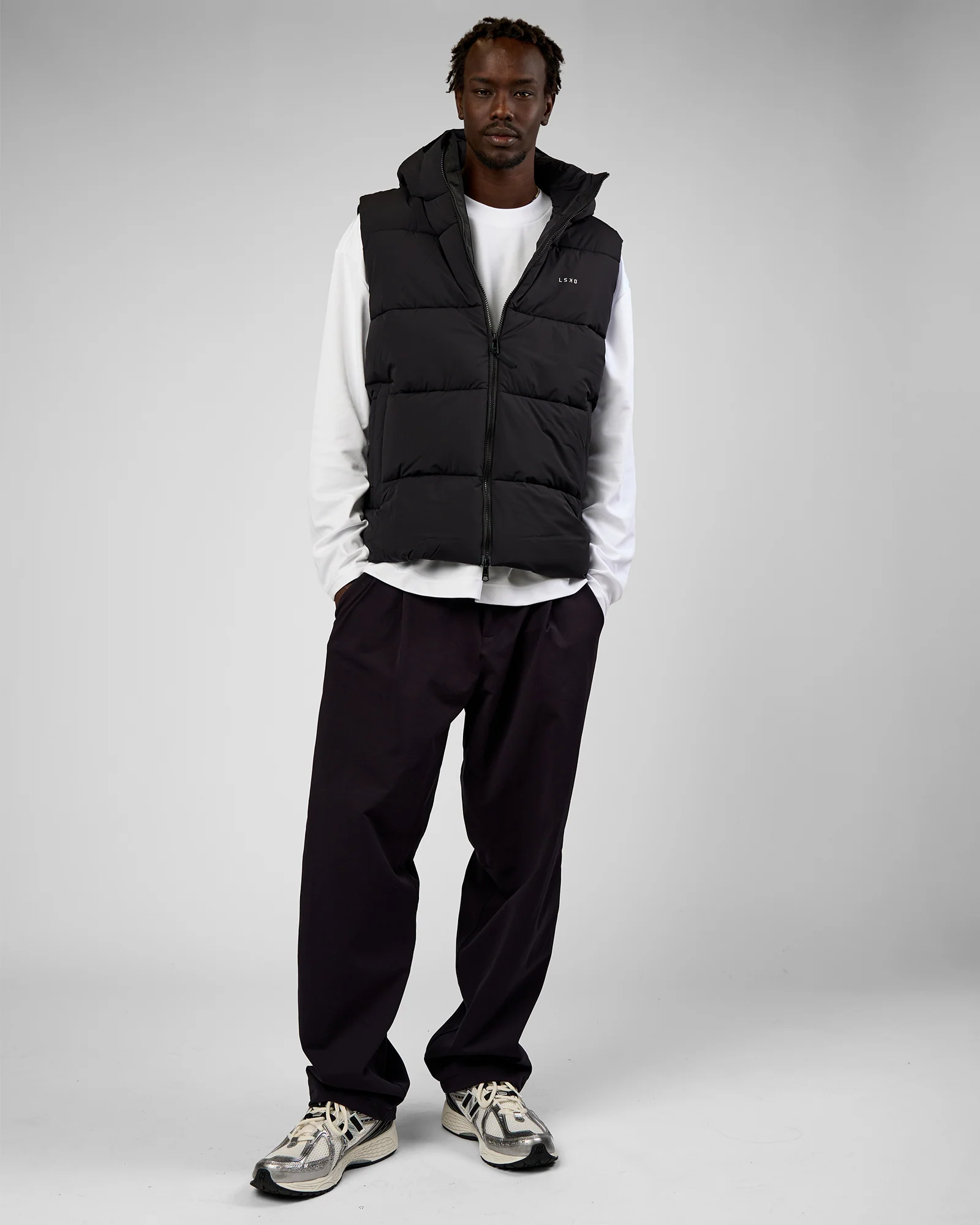 Base Puffer Vest - Black