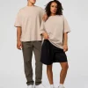 AfterDark ZeroCrease Oversized Tee - Shale Beige