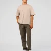 AfterDark ZeroCrease Oversized Tee - Shale Beige