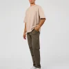 AfterDark ZeroCrease Oversized Tee - Shale Beige