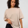 AfterDark ZeroCrease Oversized Tee - Shale Beige