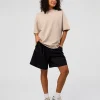 AfterDark ZeroCrease Oversized Tee - Shale Beige