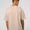 AfterDark ZeroCrease Oversized Tee - Shale Beige