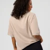 AfterDark ZeroCrease Oversized Tee - Shale Beige