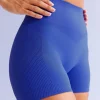 Surge Seamless High-Rise 4" Short - Power Cobalt