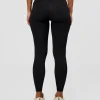 Liberate High-Rise Full Length Legging Pockets - Black-Candy Pink