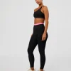 Liberate High-Rise Full Length Legging Pockets - Black-Candy Pink