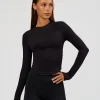 20707-flow-rib-long-sleeve-tee-black-1.webp Flow Rib Long Sleeve Tee - Black