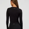 20707-flow-rib-long-sleeve-tee-black-3.webp Flow Rib Long Sleeve Tee - Black