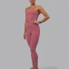 Elixir Ultra High-Rise Full Length Legging Pockets - Mauve Haze