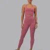 Elixir Ultra High-Rise Full Length Legging Pockets - Mauve Haze