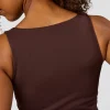2075-cf-train-hard-shelf-bra-tank-hot-chocolate-2.webp CF Train Hard Shelf Bra Tank - Hot Chocolate