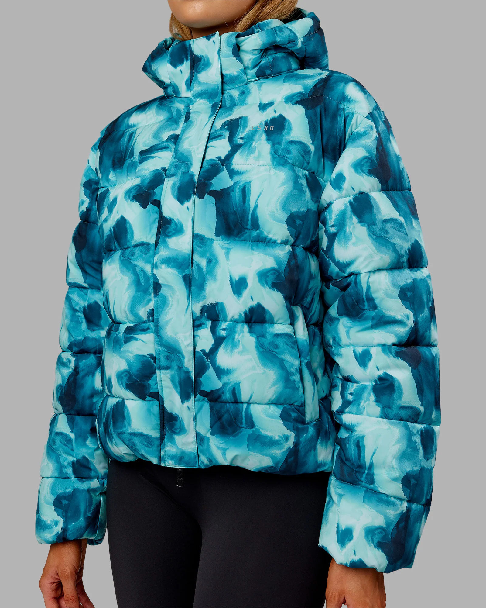 Go-To Puffer Jacket - Dazed Print