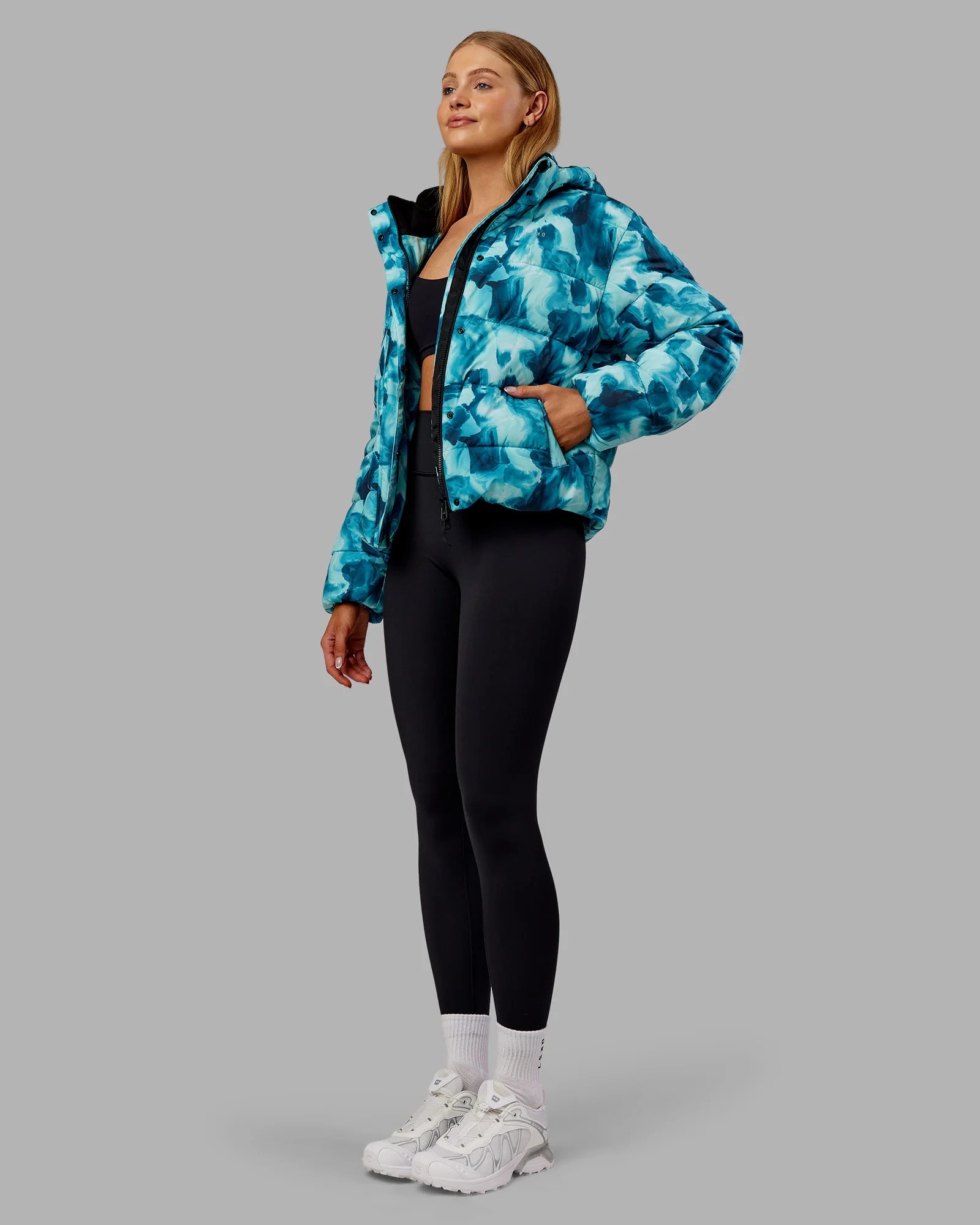 Go-To Puffer Jacket - Dazed Print