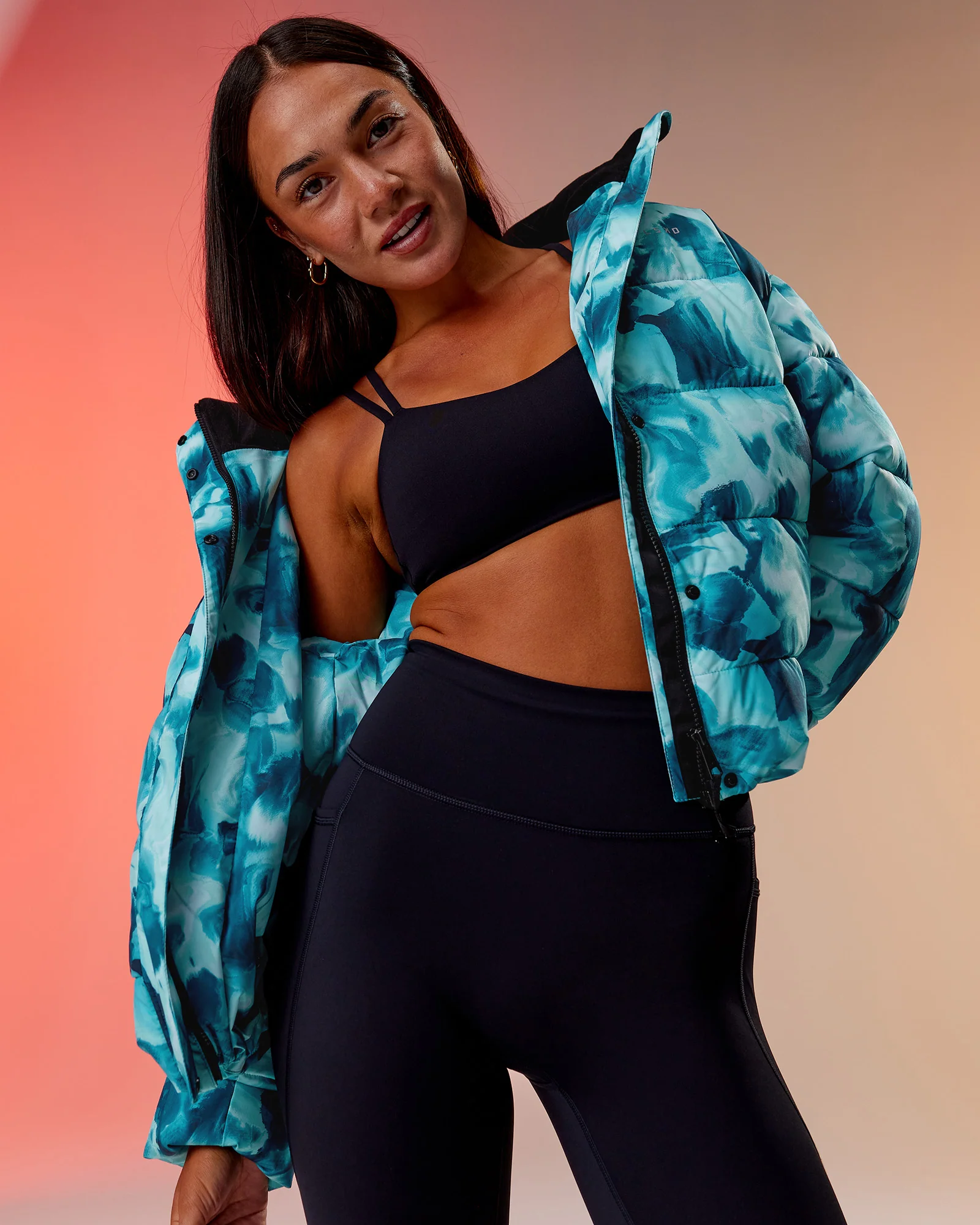 Go-To Puffer Jacket - Dazed Print