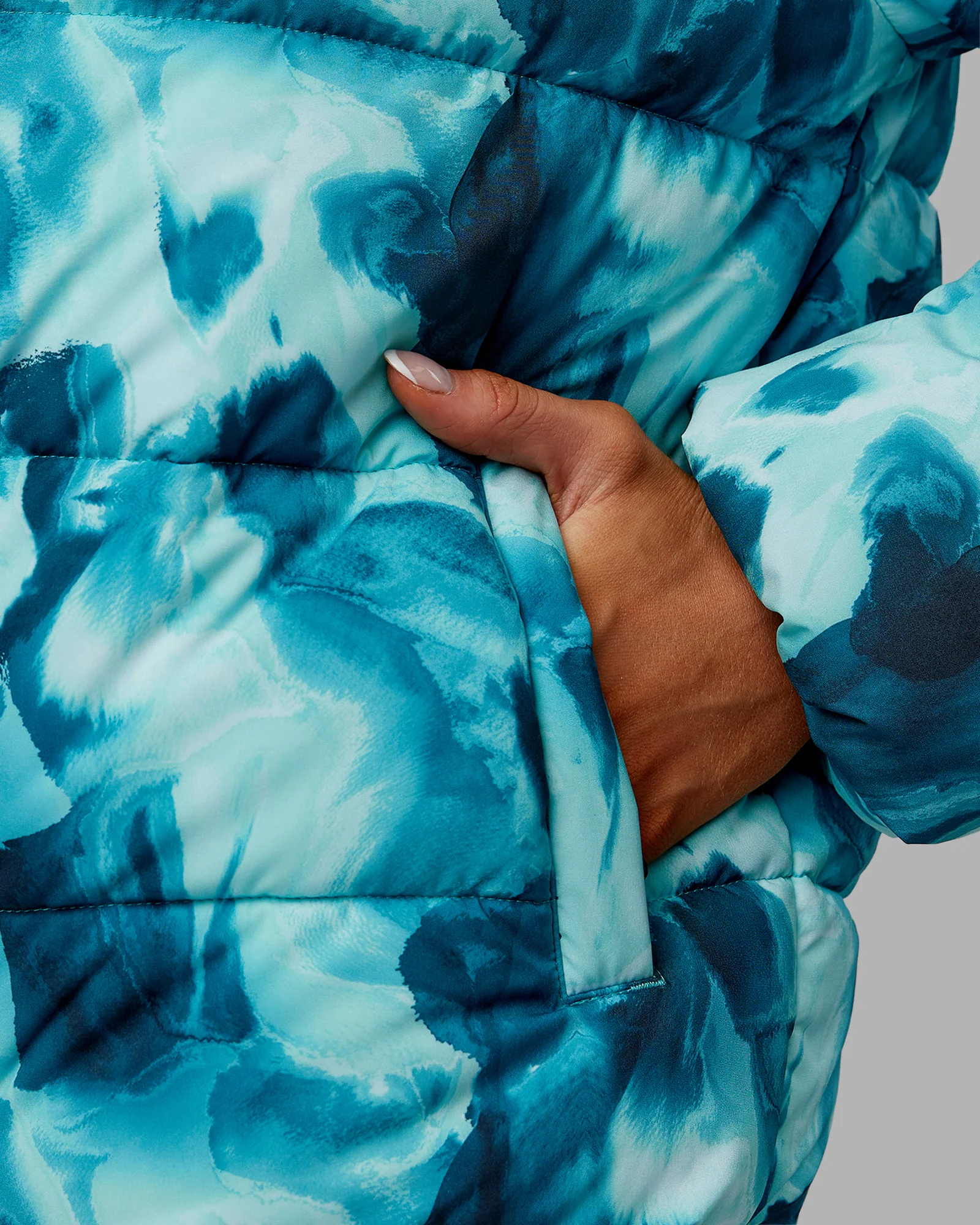 Go-To Puffer Jacket - Dazed Print