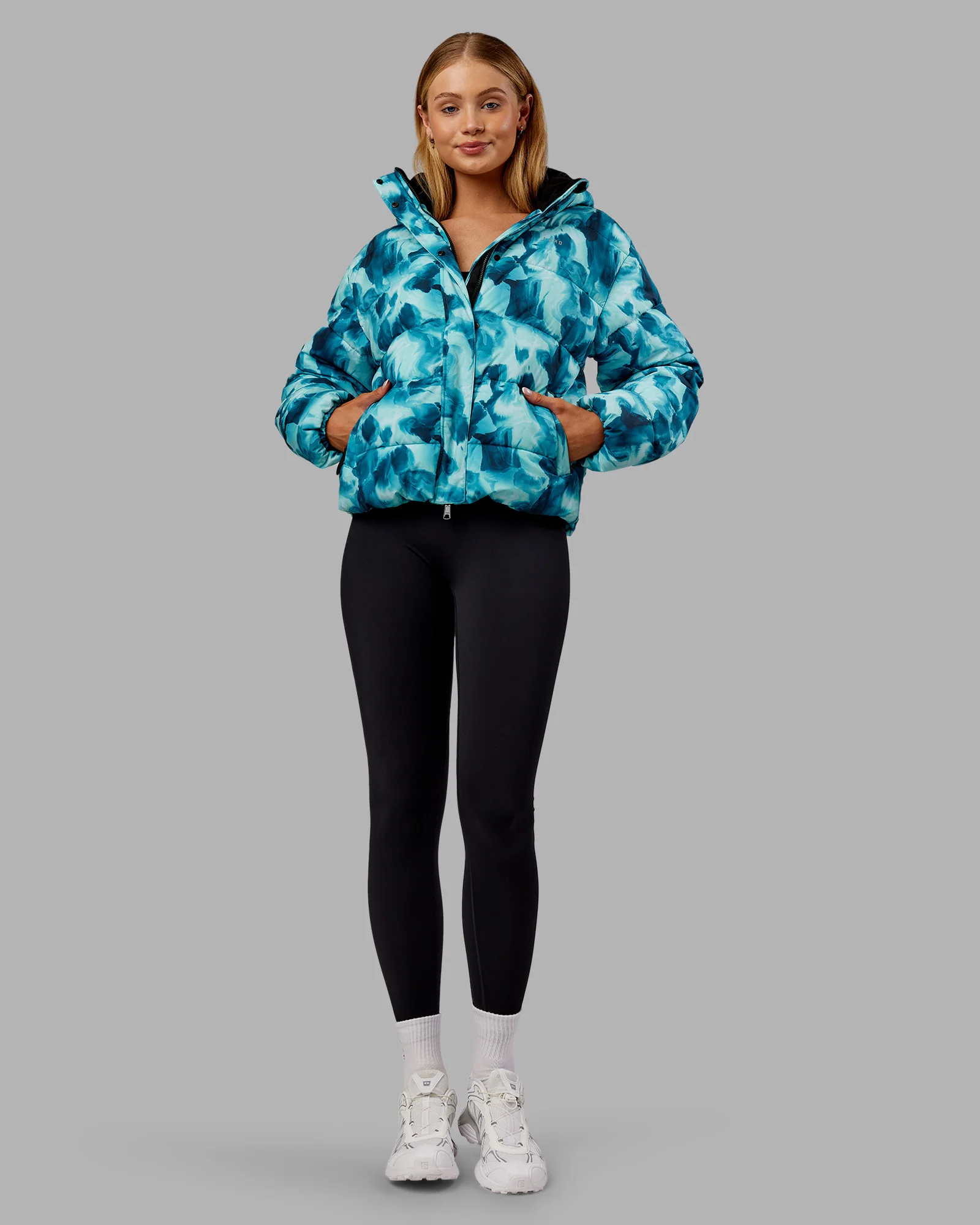 Go-To Puffer Jacket - Dazed Print