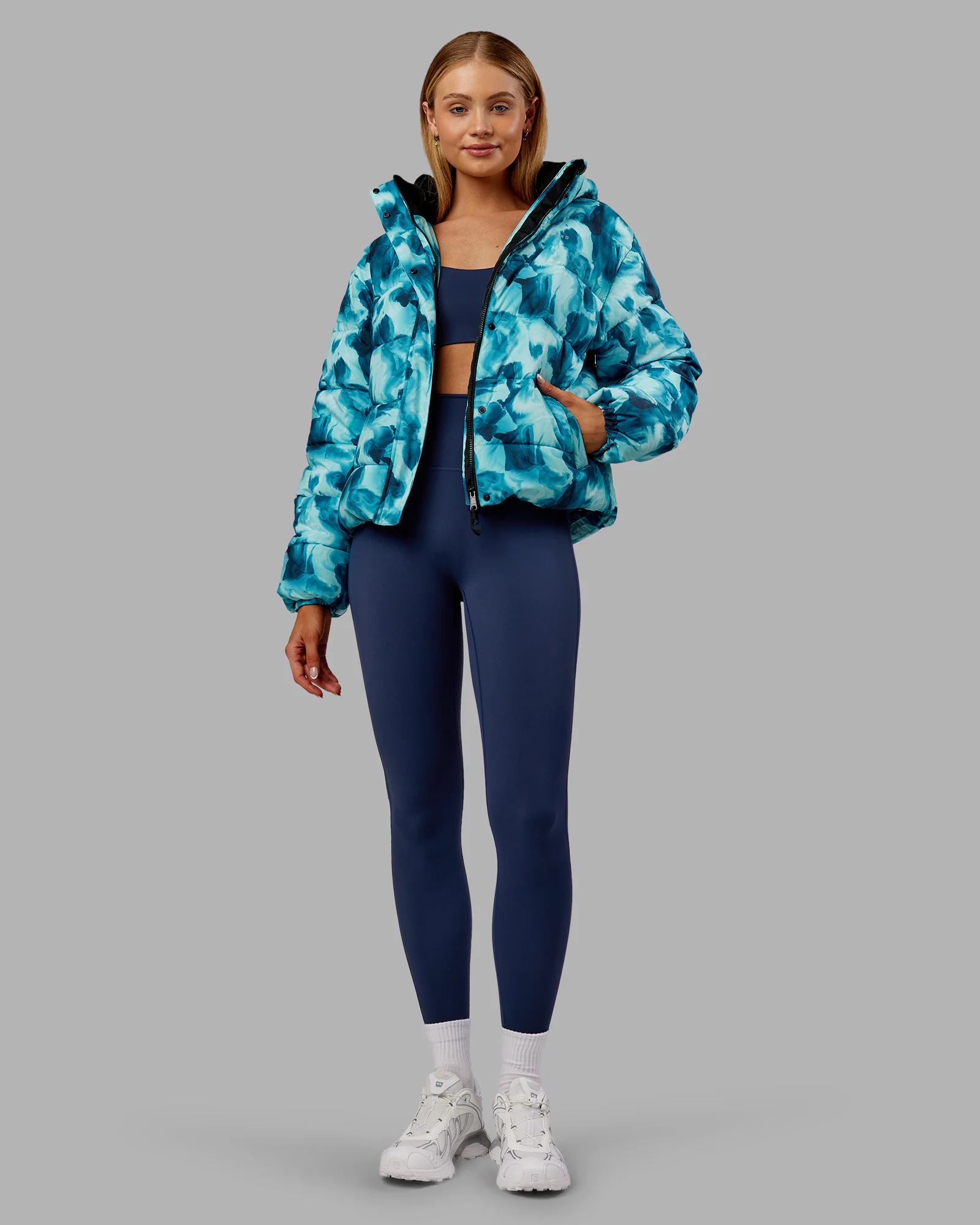 Go-To Puffer Jacket - Dazed Print