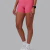 Elixir High-Rise 4" Short - Hot Pink
