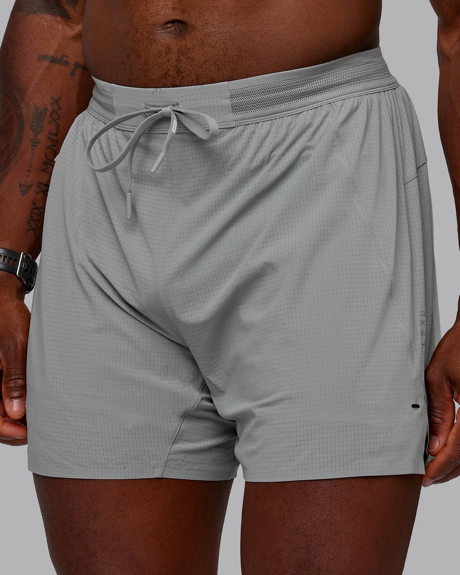 UltraAir 5" Lined Performance Short - Circular Grey