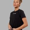 20872-fitstop-fast-flxcotton-tee-black-white-1.jpg Fitstop Fast FLXCotton Tee - Black-White