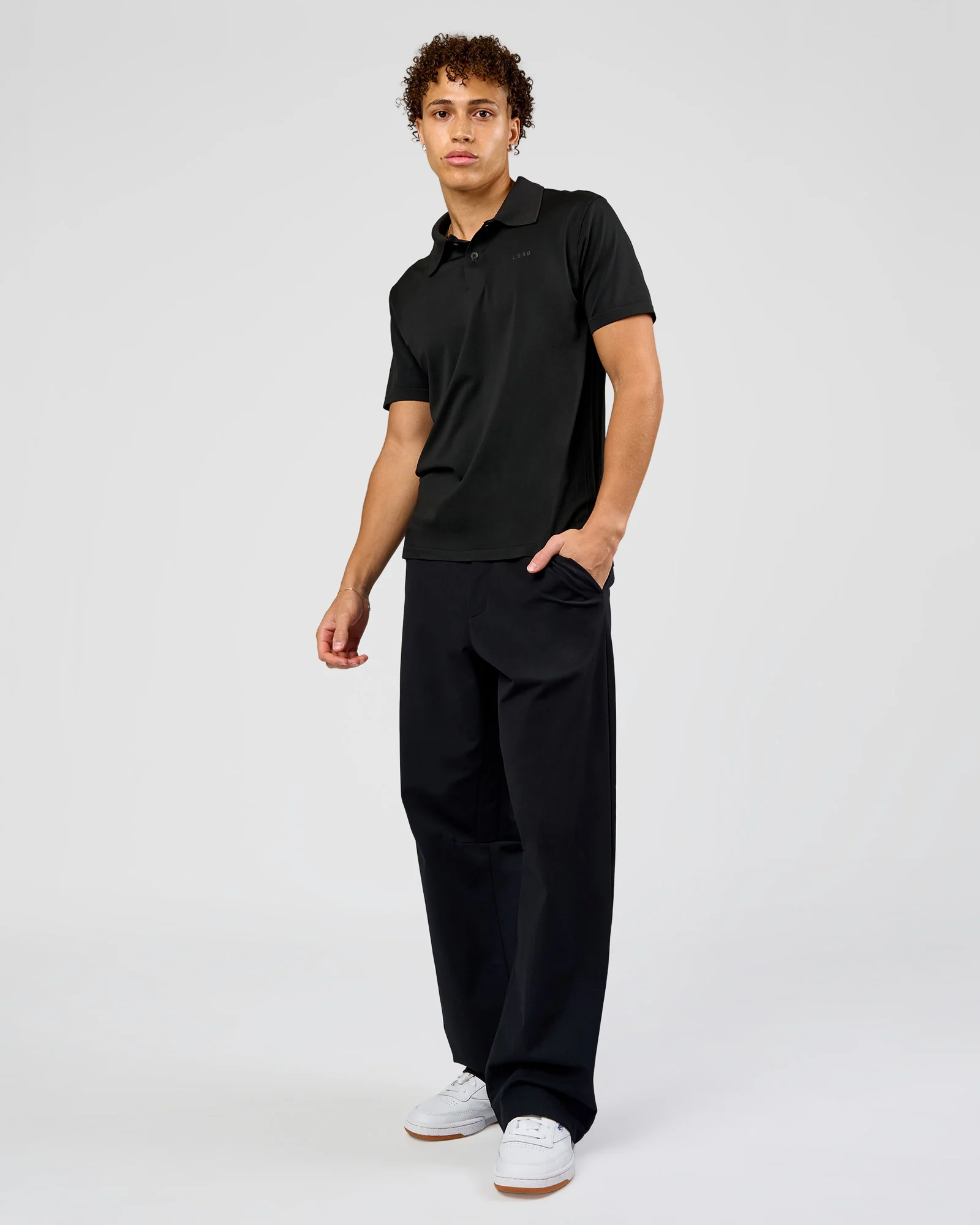 Drive Seamless Polo - Black