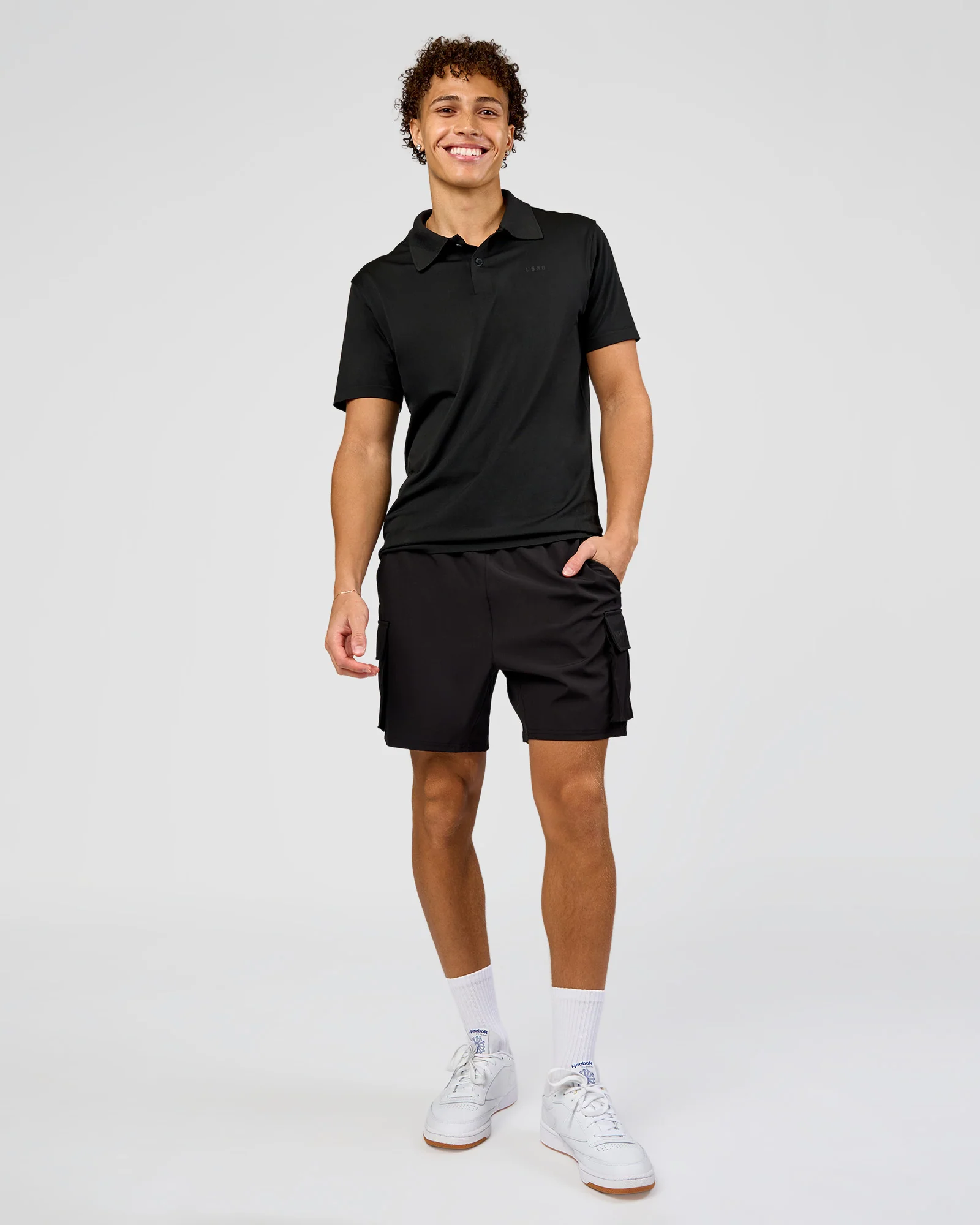 Drive Seamless Polo - Black