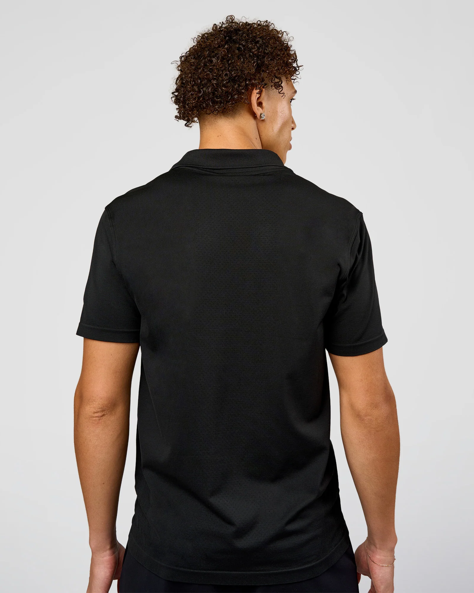 Drive Seamless Polo - Black