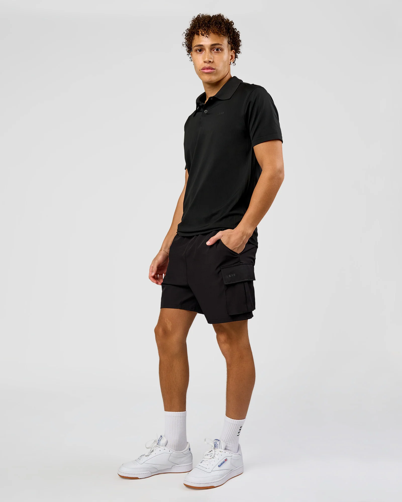 Drive Seamless Polo - Black