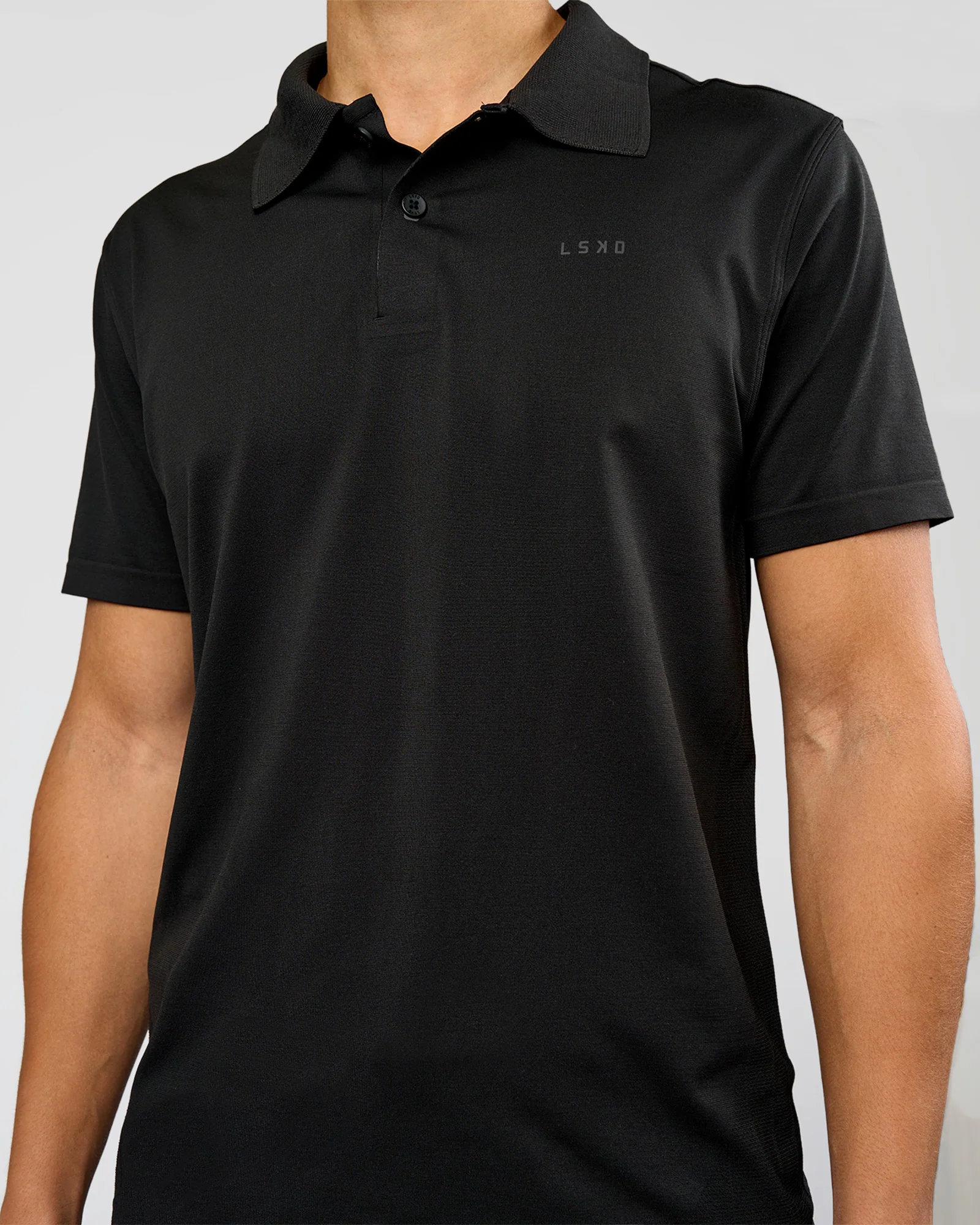 Drive Seamless Polo - Black