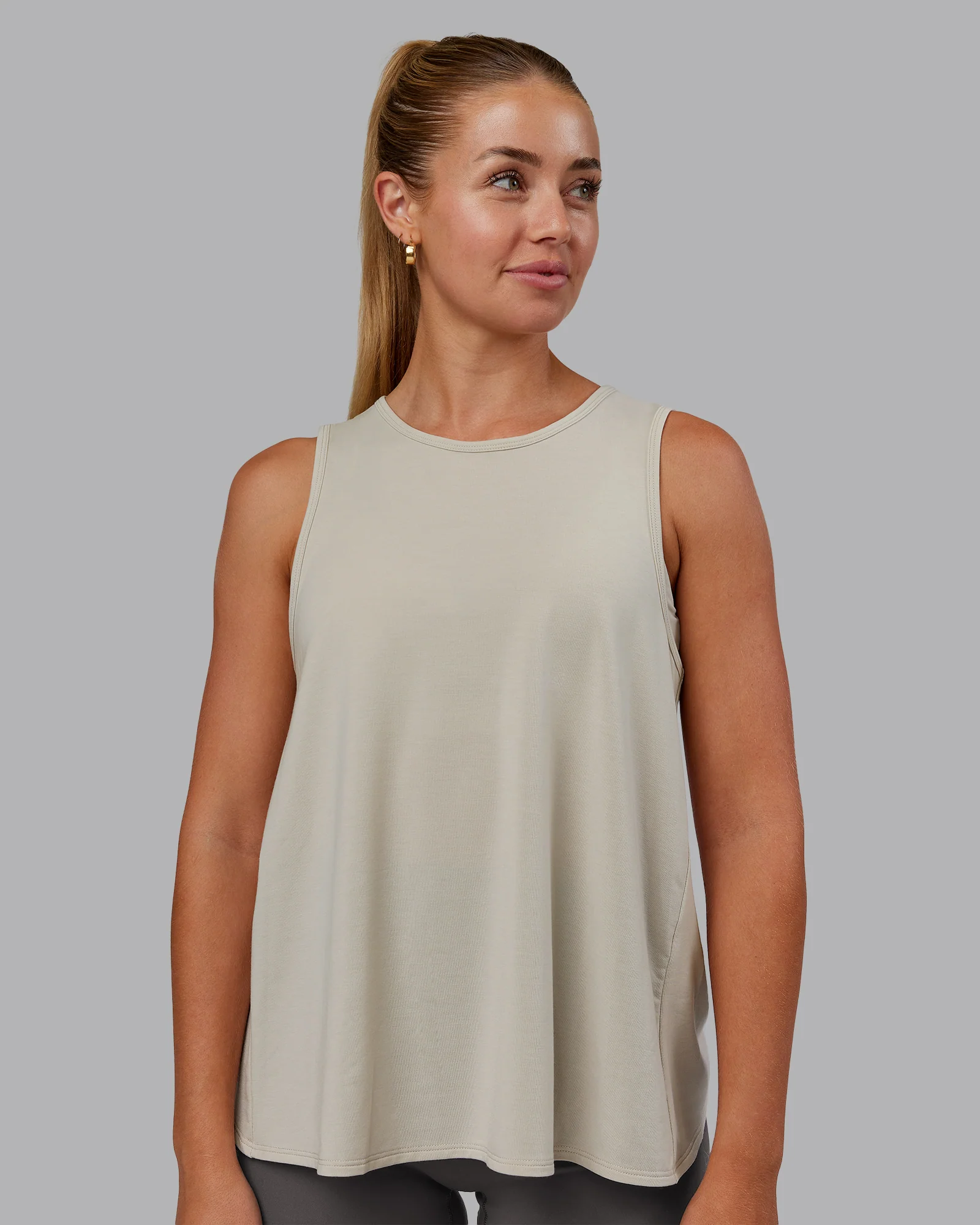 Breeze Training Tank - Shale Beige