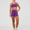 Fusion Ultra High-Rise 4" Short Pockets - Fresh Purple