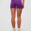 Fusion Ultra High-Rise 4" Short Pockets - Fresh Purple