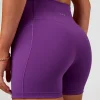 Fusion Ultra High-Rise 4" Short Pockets - Fresh Purple